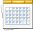 Microsoft® Works Calendar icon