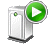 Windows Media Player-controllertoepassing voor digitale media icon